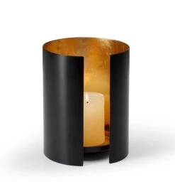 ISABELLE Kerzenhalter Mit Blattgold Philippi EINZELSTÜCK