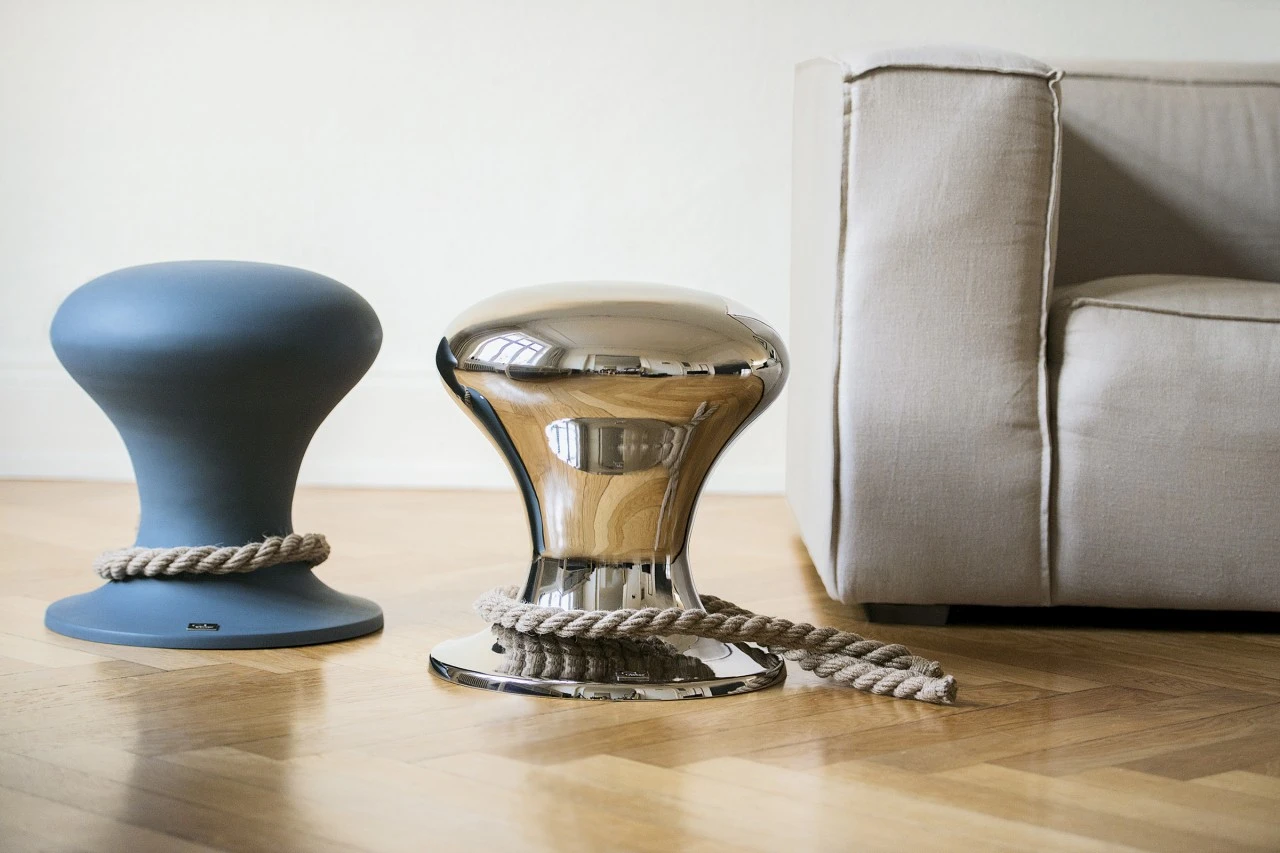 HAMBURGER HOCKER Mit Segeltau – Bild 5