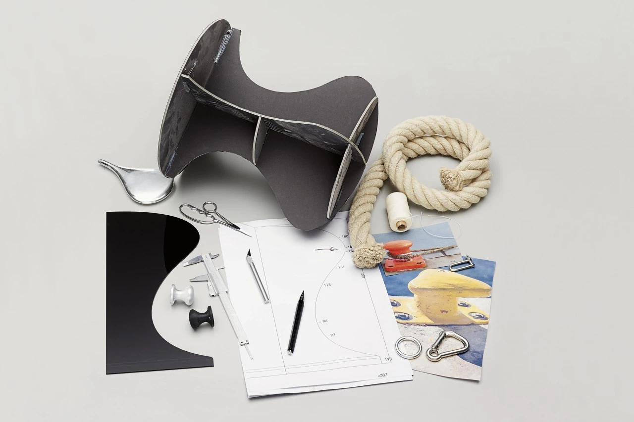 HAMBURGER HOCKER Mit Segeltau – Bild 7