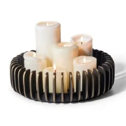 Bilbao Schale / Kerzenhalter Aluminium Philippi